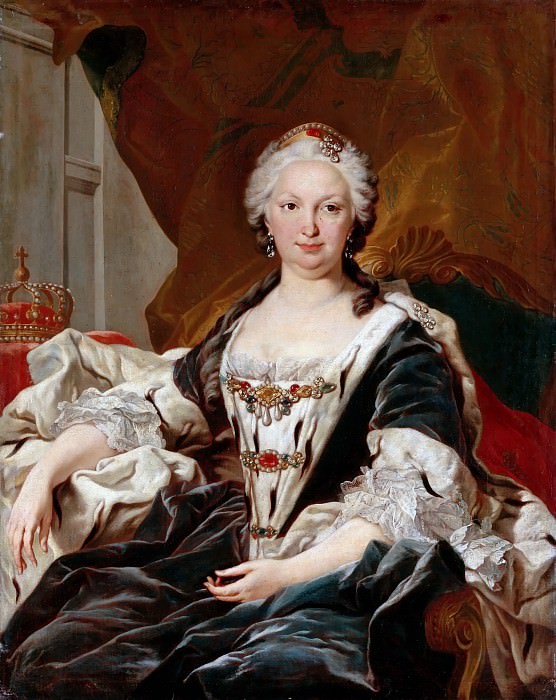 Ван Лоо, Луи Мишель – Елизавета Фарнезе, королева Испании, 1745, 108х84, Версальский дворец