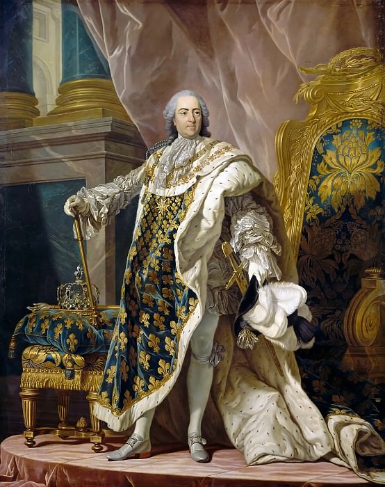 Луи-Мишель ван Ло -- Людовик XV , король Франции и Наварры, Версальский дворец