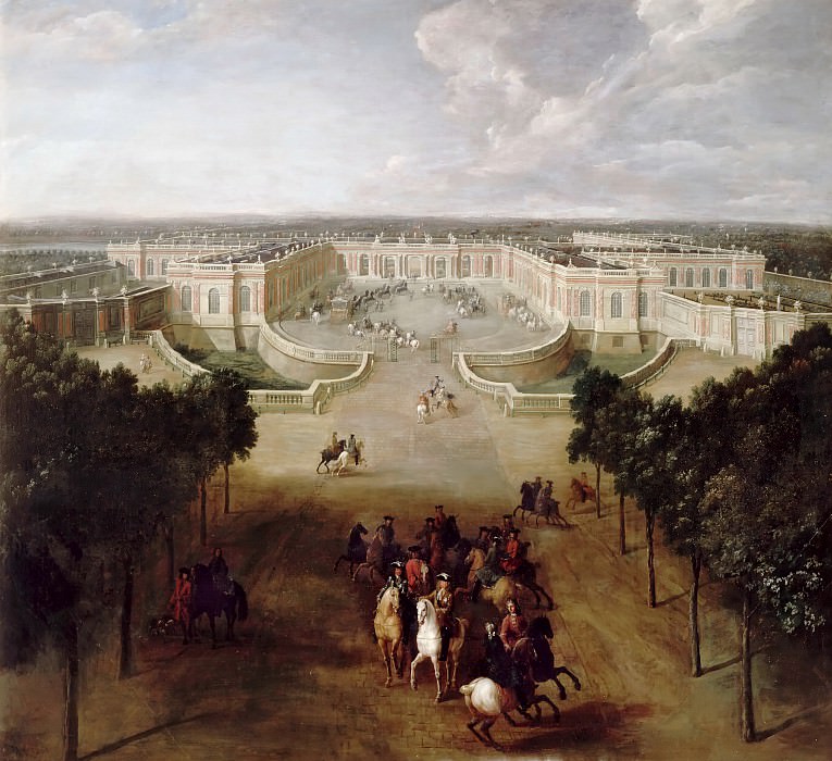 Пьер-Дени Мартен -- Вид на Гранд Трианон, Версальский дворец