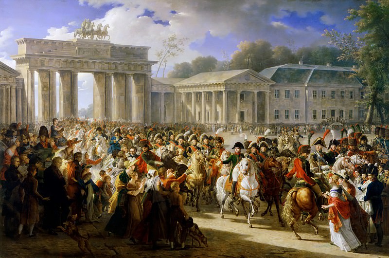 Charles Meynier -- Entry of Napoleon into Berlin, 27 October 1806, Château de Versailles