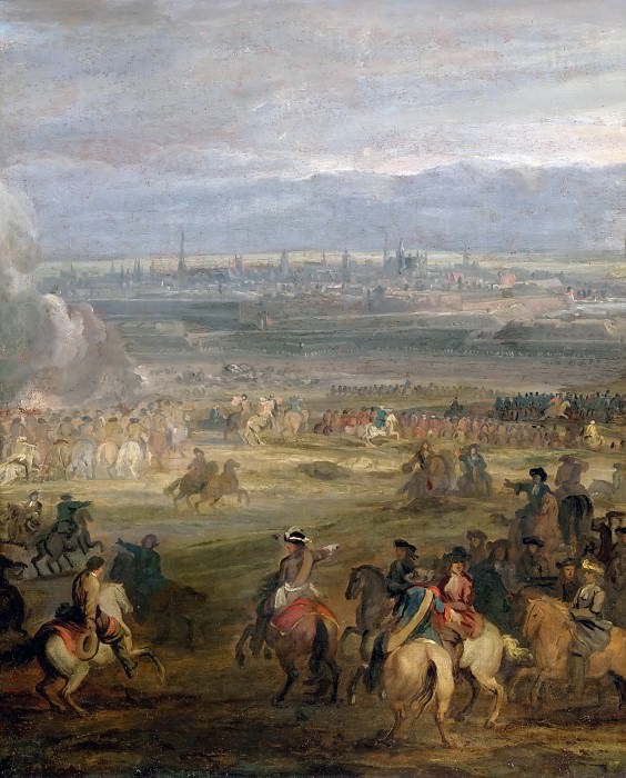 Adam Frans van der Meulen -- Siege of Valenciennes, 16 March 1677, Château de Versailles