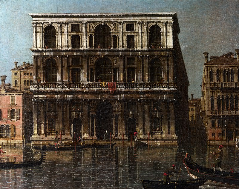 Каналетто – Палаццо Гримани, Часть 1 Национальная галерея