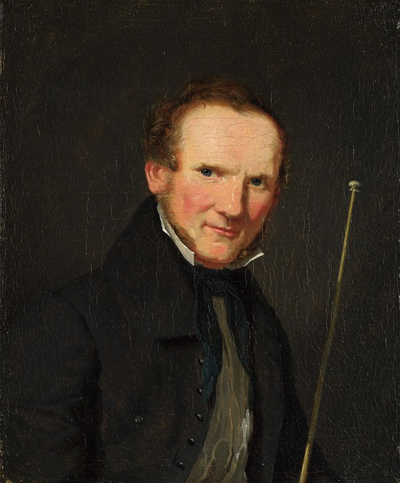Christen Kobke – Portrait of Wilhelm Bendz, Part 1 National Gallery UK