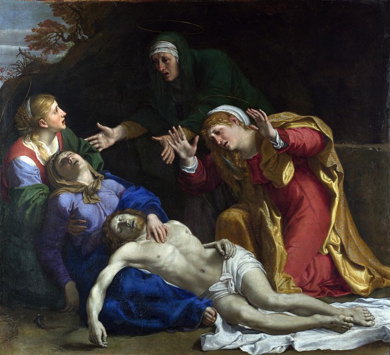 Аннибале Карраччи – Оплакивание Христа , Часть 1 Национальная галерея