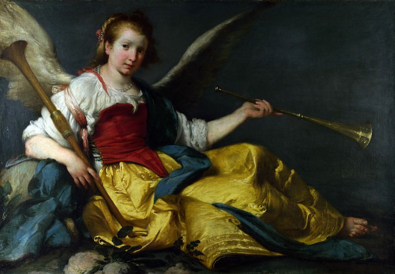 Bernardo Strozzi – A Personification of Fame, Part 1 National Gallery UK