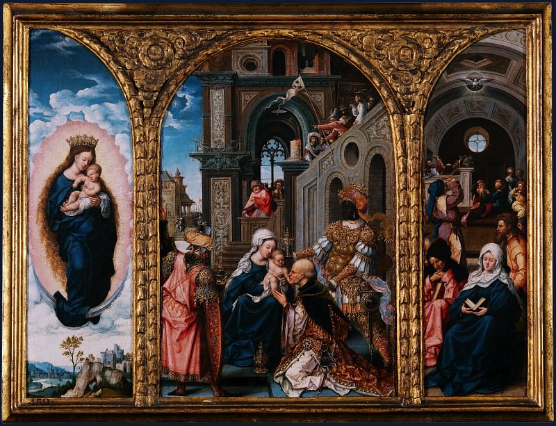Circle of Jan Gossaert – The Adoration of the Kings, Part 1 National Gallery UK