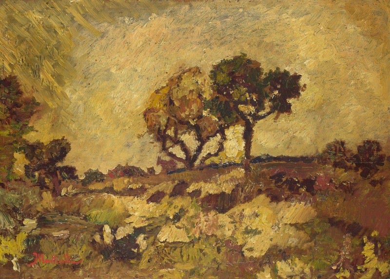 Adolphe Monticelli – Sunset, Part 1 National Gallery UK