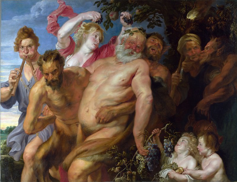 Anthony van Dyck – Drunken Silenus supported by Satyrs, Part 1 National Gallery UK