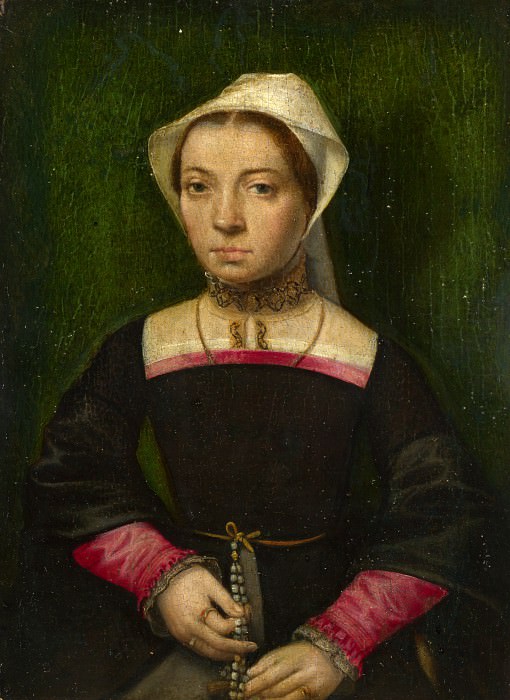 Катарина ван Хемессен – Женщина с четками, Часть 1 Национальная галерея