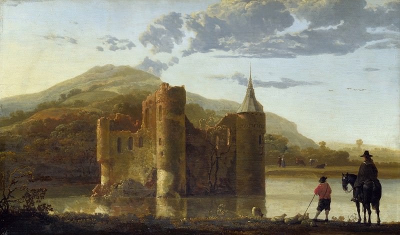 Aelbert Cuyp – Ubbergen Castle, Part 1 National Gallery UK