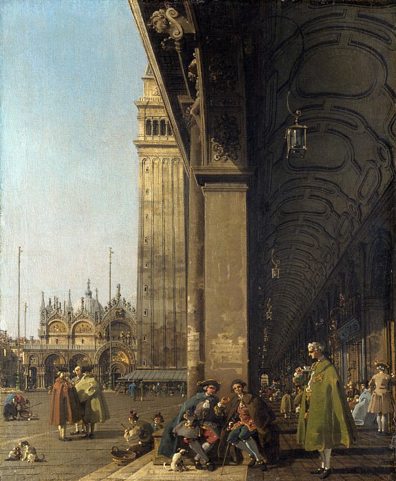 Canaletto – Venice – The Piazza San Marco, Part 1 National Gallery UK