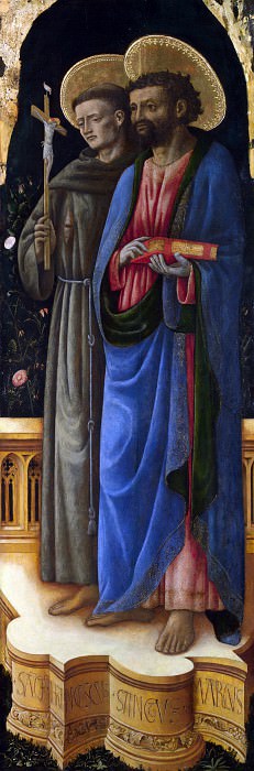 Antonio Vivarini and Giovanni dAlemagna – Saints Francis and Mark, Part 1 National Gallery UK