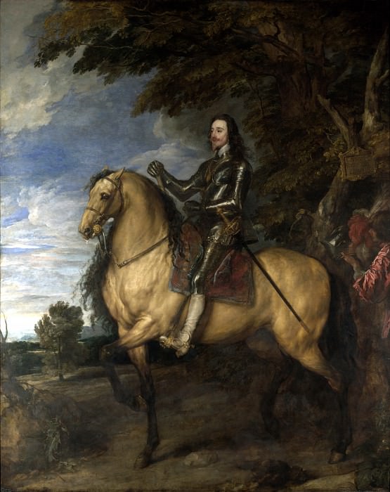 Anthony van Dyck – Equestrian Portrait of Charles I, Part 1 National Gallery UK