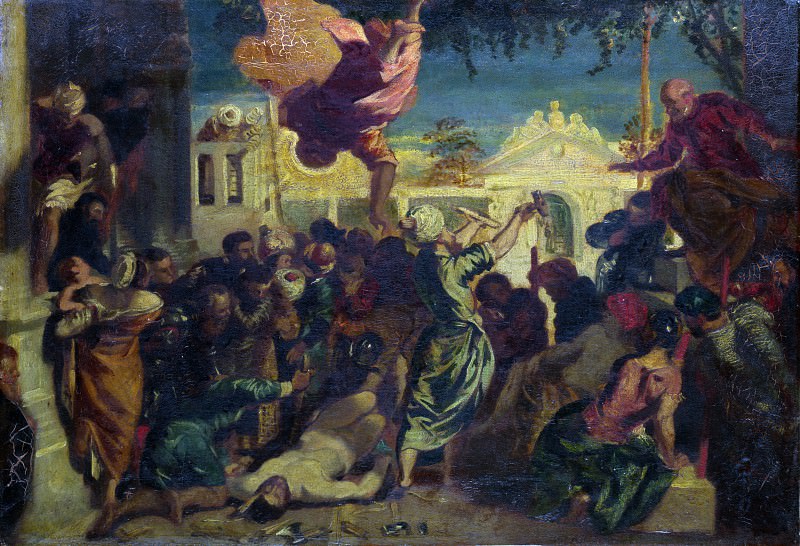 Якопо Тинторетто – Чудо святого Марка, Часть 1 Национальная галерея