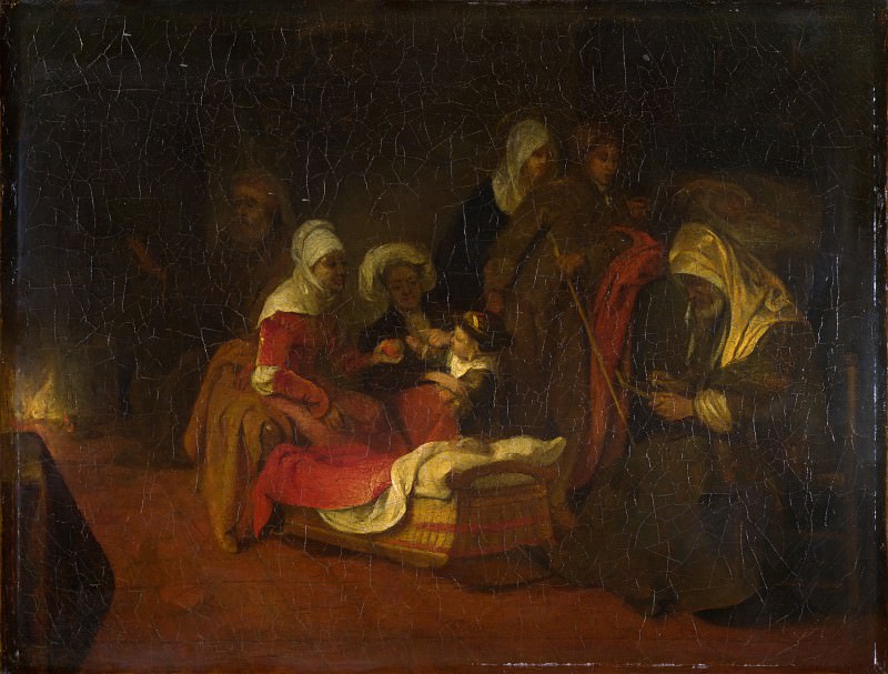 Барент Фабрициус – Нарекание Иоанна Крестителя, Часть 1 Национальная галерея