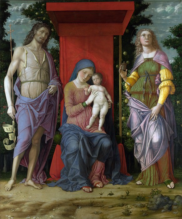 Andrea Mantegna – The Virgin and Child with Saints, Part 1 National Gallery UK