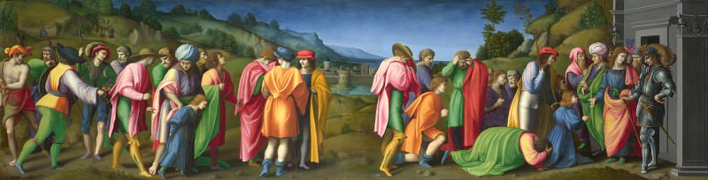 Баккьякка – Иосиф, прощающий своих братьев, Часть 1 Национальная галерея