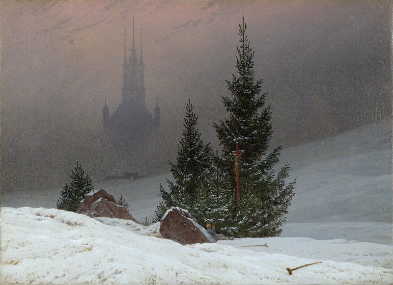 Каспар Давид Фридрих – Зимний пейзаж, Часть 1 Национальная галерея