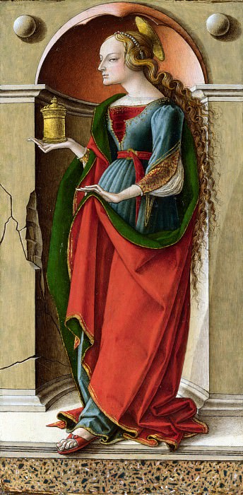 Carlo Crivelli – Saint Mary Magdalene, Part 1 National Gallery UK