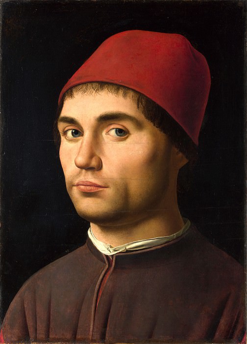 Антонелло да Мессина – Мужской портрет, Часть 1 Национальная галерея