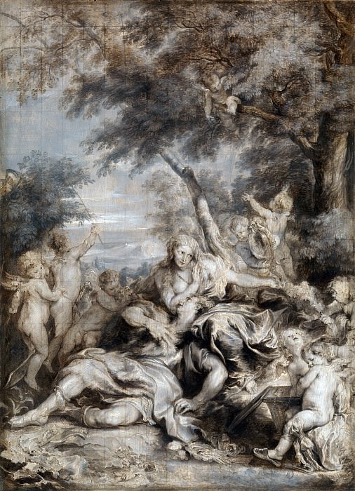 Anthony van Dyck – Rinaldo conquered by Love for Armida, Part 1 National Gallery UK