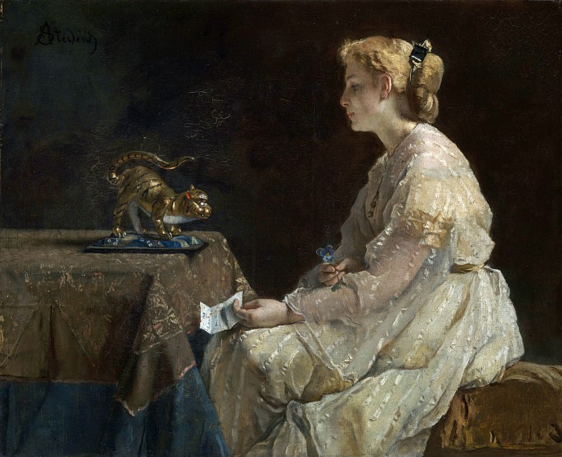 Alfred Stevens – The Present, Part 1 National Gallery UK