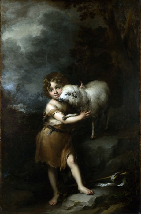 Бартоломе Эстебан Мурильо – Юный Иоанн Креститель с овечкой, Часть 1 Национальная галерея