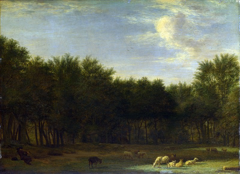 Adriaen van de Velde – The Edge of a Wood, Part 1 National Gallery UK