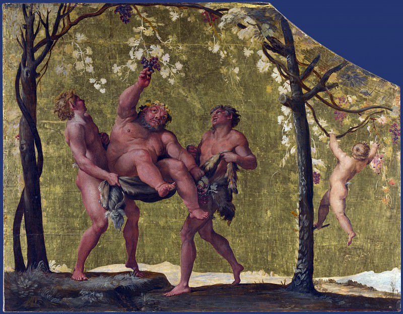 Annibale Carracci – Silenus gathering Grapes, Part 1 National Gallery UK