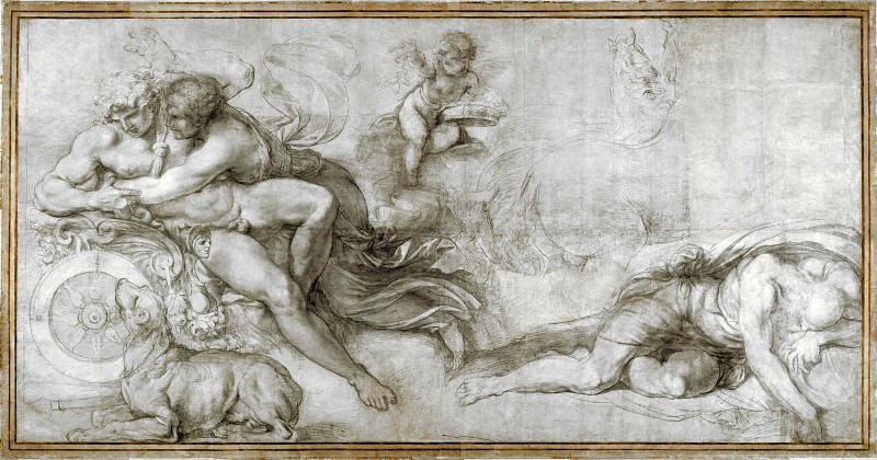 Agostino Carracci – Cephalus carried off by Aurora in her Chariot, Part 1 National Gallery UK