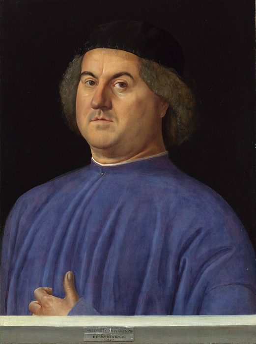 Альвизе Виварини – Мужской портрет, Часть 1 Национальная галерея