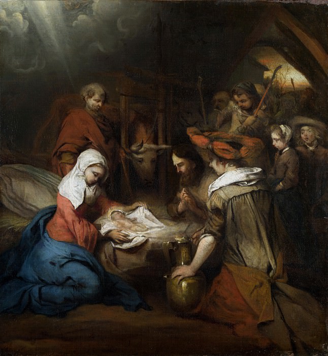 Barent Fabritius – The Adoration of the Shepherds, Part 1 National Gallery UK