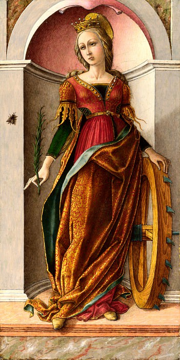 Carlo Crivelli – Saint Catherine of Alexandria, Part 1 National Gallery UK