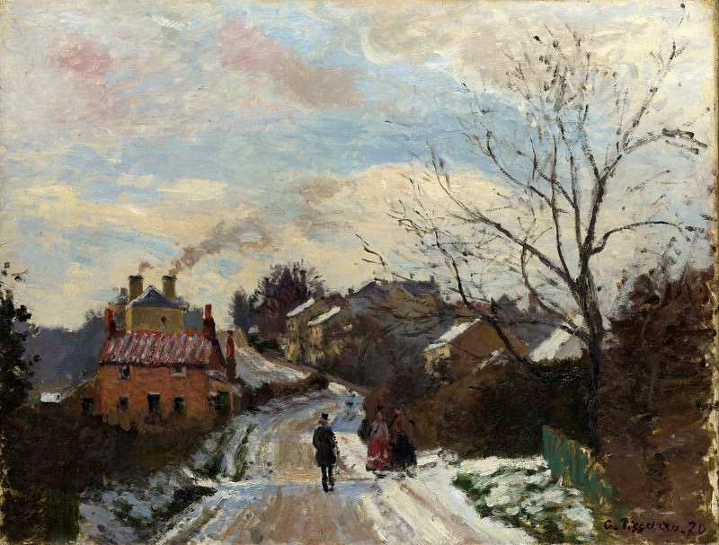 Camille Pissarro – Fox Hill, Upper Norwood, Part 1 National Gallery UK