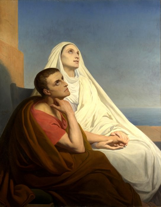 Ary Scheffer – Saints Augustine and Monica, Part 1 National Gallery UK