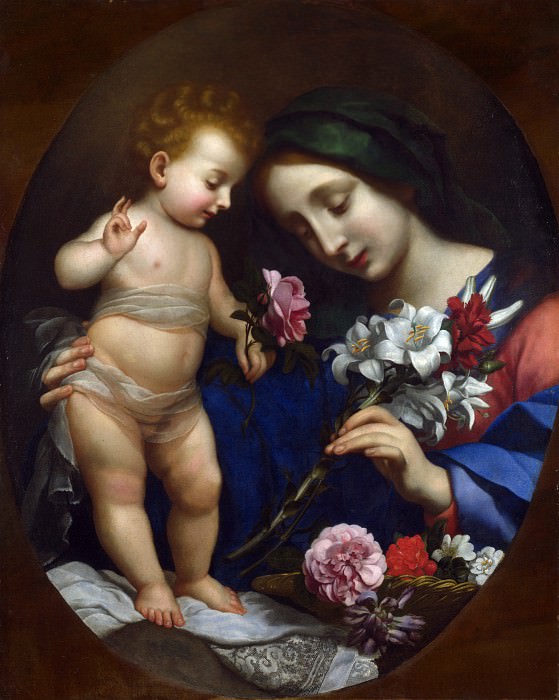 Карло Дольчи – Мадонна с Младенцем с цветами, Часть 1 Национальная галерея