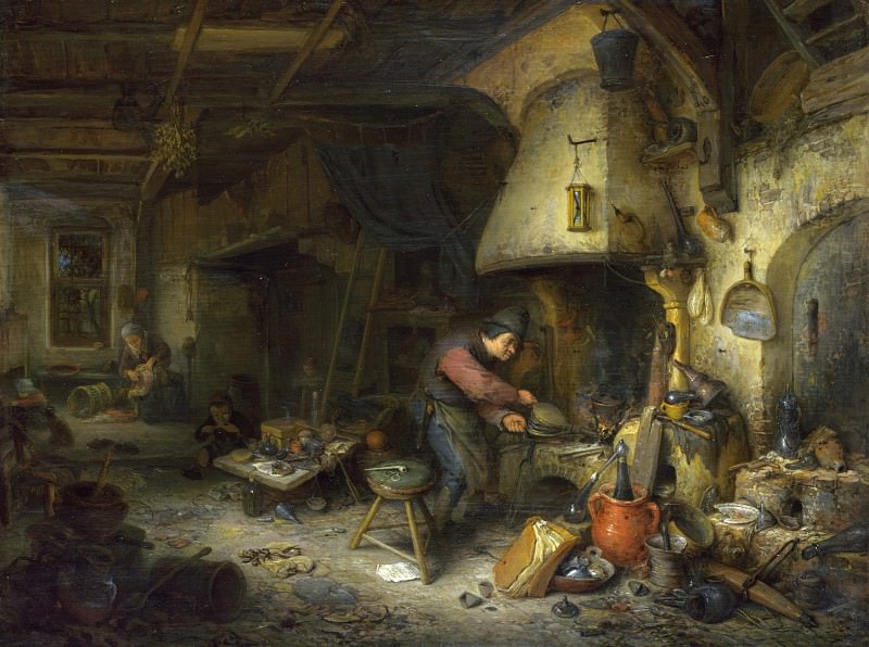 Adriaen van Ostade – An Alchemist, Part 1 National Gallery UK