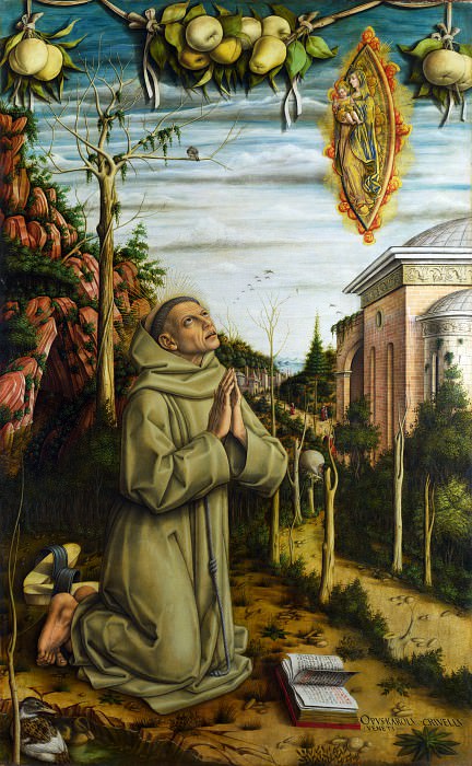Carlo Crivelli – The Vision of the Blessed Gabriele, Part 1 National Gallery UK
