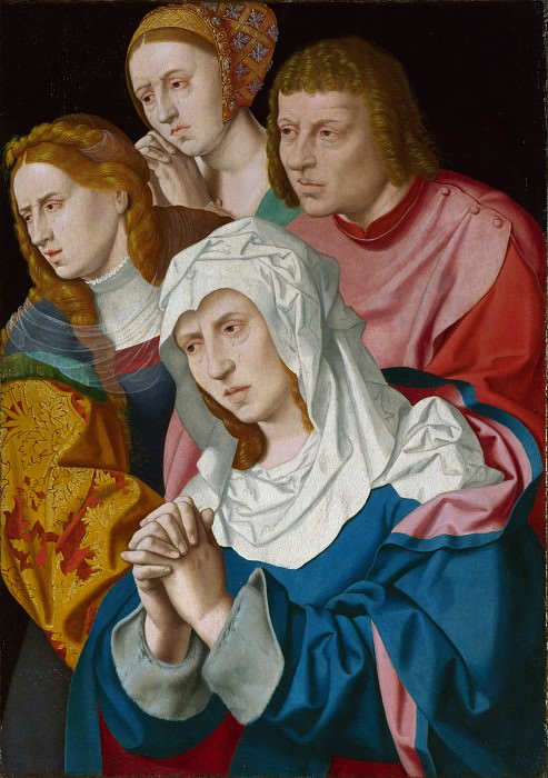 Бартоломеус Брейн I – Дева Мария, Иоанн Евангелист, Мария Магдалина и святая, Часть 1 Национальная галерея