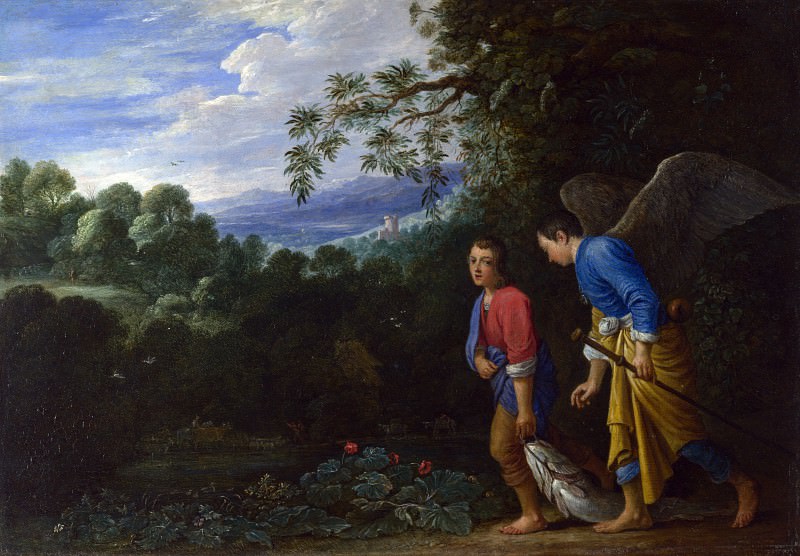 After Adam Elsheimer – Tobias and the Archangel Raphael, Part 1 National Gallery UK