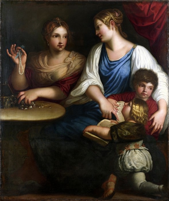 After Padovanino – Cornelia and her Sons, Part 1 National Gallery UK