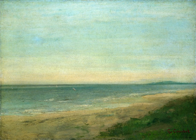 After Gustave Courbet – The Sea near Palavas, Part 1 National Gallery UK