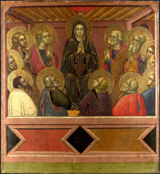 Барнаба да Модена – Сошествие Святого Духа на апостолов , Часть 1 Национальная галерея