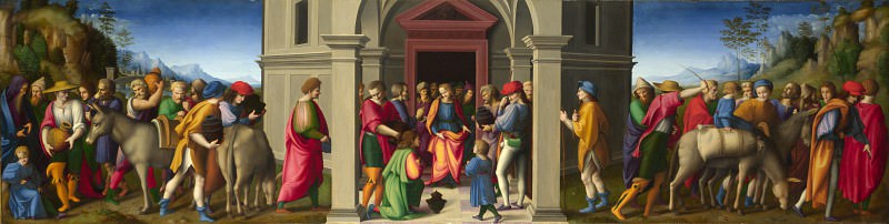 Баккьякка – Иосиф принимает своих братьев, Часть 1 Национальная галерея