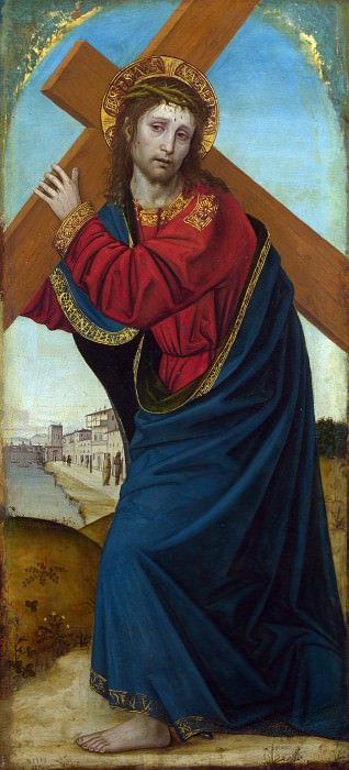 Ambrogio Bergognone – Christ carrying the Cross, Part 1 National Gallery UK