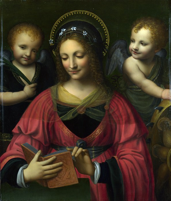 Бернардино Луини – Святая Екатерина, Часть 1 Национальная галерея