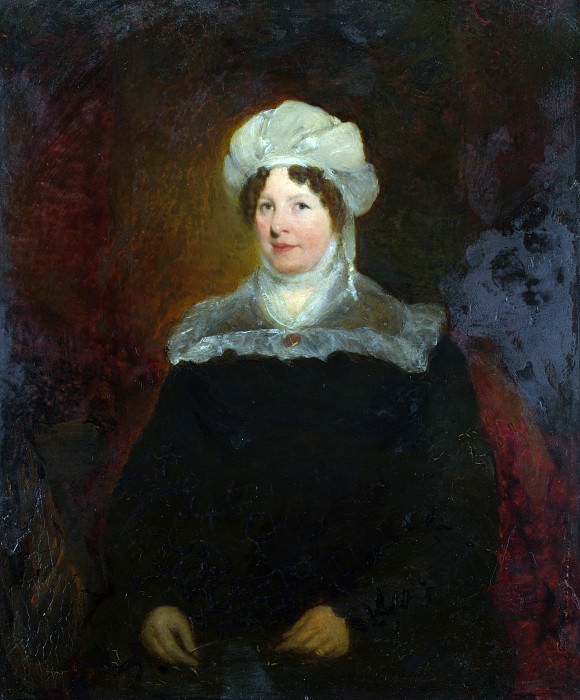 Английская школа – Портрет женщины около 45 лет, Часть 1 Национальная галерея