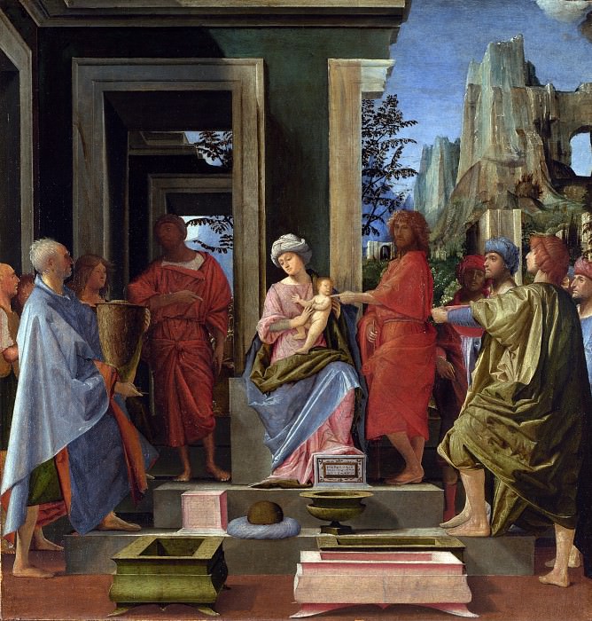 Брамантино – Поклонение волхвов, Часть 1 Национальная галерея