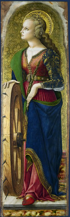 Carlo Crivelli – Saint Catherine of Alexandria , Part 1 National Gallery UK
