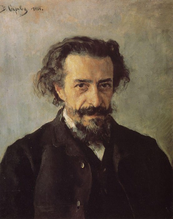 Portrait of the composer PI Blaramberga. 1888, Valentin Serov